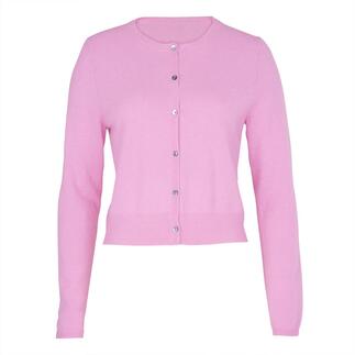 Cardigan court rose FTC avec boutons sur le devant