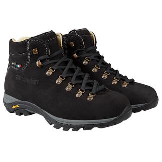Bottes de randonnée pour hommes Zamberlan, taille 41, en noir avec un bon ajustement et membrane imperméable.