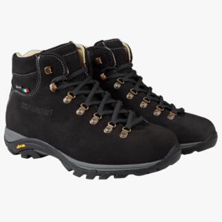 Bottes de randonnée pour hommes Zamberlan, taille 41, en noir avec un bon ajustement et membrane imperméable.