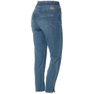 Vue arrière du jean à enfiler RAPHAELA BY BRAX, taille élastique