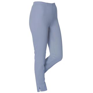 Pantalon d'été bleu clair, taille 34, vu de côté