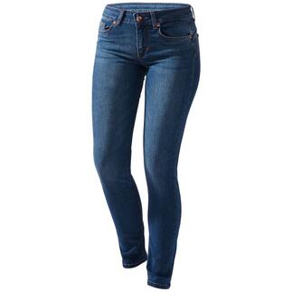 Vue avant d'une femme en jeans Liu Jo Slim Fit, en denim clair