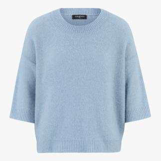 Pull en peluche bleu clair Junghans avec coupe ample