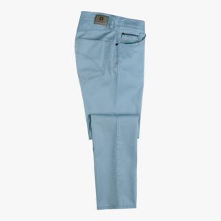 Pantalon en toile de toiletté clair avec design de poche latérale.