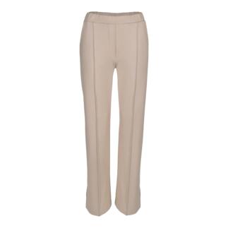 Pantalon beige de l'ensemble Vicario Cinque Punto Milano, taille 36.