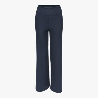 Pantalon ample en Navy avec taille haute, taille 34.