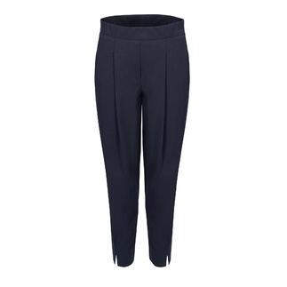 Pantalon en jersey d'été St.Ann en bleu marine avec ceinture élastique.