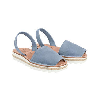 Paire de sandales Avarcas de Menorca en denim, taille 36