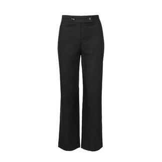 Pantalon d'été noir, vue avant.