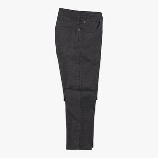 Pantalon smart-casual gardeur gris vu de côté.