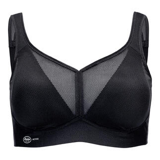 Soutien-gorge de sport noir ‘air control’ Anita en tissu respirant.