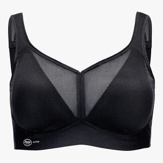 Soutien-gorge de sport noir ‘air control’ Anita en tissu respirant.