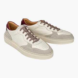 Deux sneakers beige Ducanero® Basic-Edel, côte à côte sur fond blanc.