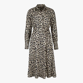 Robe léopard avec ceinture en vue complète