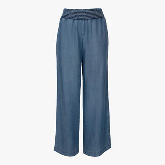 Vue de face du jeans large Bella Dahl avec jambes larges