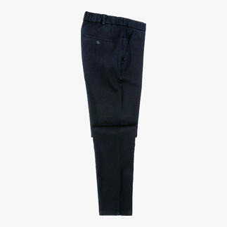 Chino Hiltl premium en bleu marine, vue latérale