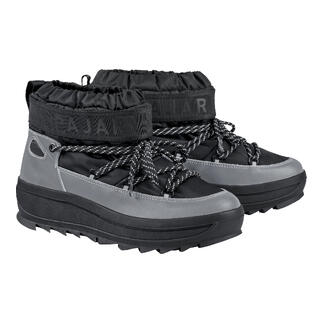 Bottes réfléchissantes Pajar en argent avec lacets et tige rembourrée, taille 36