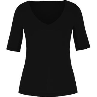 Shirt blazer fonctionnel mey noir sans décoration
