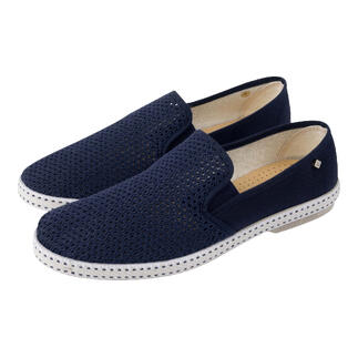 Pantoufle d'été marine en matériau en maille, taille 41