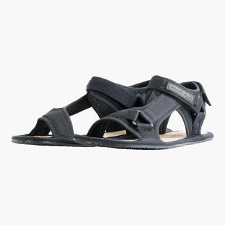 Sandale de randonnée barefoot Grand Step en noir, vue latérale