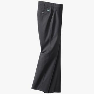 Pantalon en toile fine bleu marine avec coupe décontractée