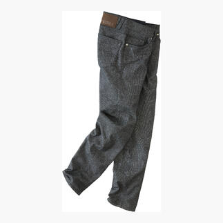 Jean en laine Eurex gris, taille 48, coupe décontractée.