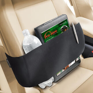 Ceinture de rangement Depoflex® Comment transformer votre siège passager en rangement sûr.