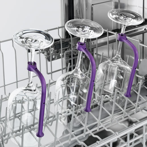 Tiges pour verres spécial lave-vaisselle, lot de 8 Lavez enfin vos verres à vin à pied haut au lave-vaisselle.