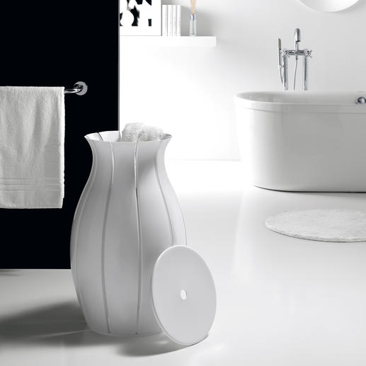 Panier à linge "Amphora" Un objet remarquable dans votre salle de bain raffinée : le panier à linge en forme d'amphore.