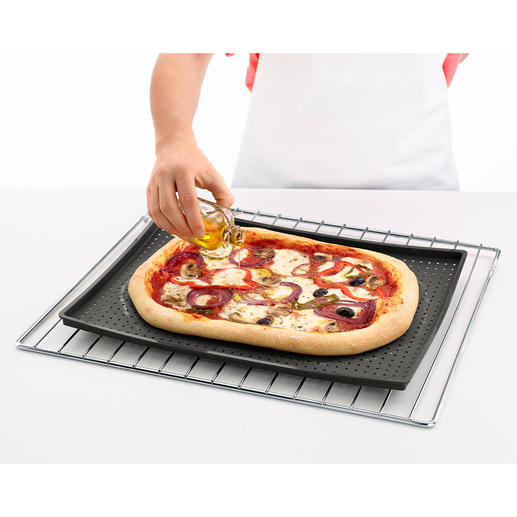 Tapis de cuisson croustillant Un tapis de cuisson pour préparer des fonds de pâte croustillants. Pour pizza, gâteaux cuits sur plaque...
