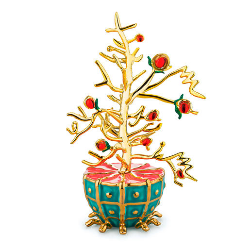 Boules décoratives Fleurs de Jori Alessi Magnifiques boules en porcelaine décorées à la main.
