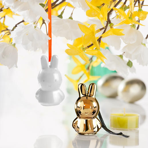 Suspension Miffy, lot de 3 pièces Partout dans le monde, ses fans l’adorent - à Pâques et aussi toute l’année.