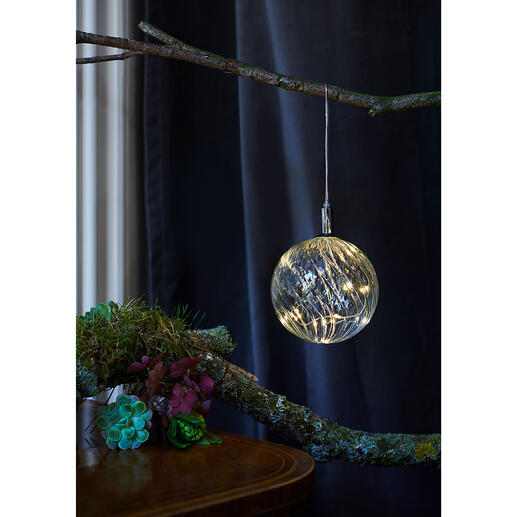 Boule en verre avec micro-LED Boule en verre avec micro-LED