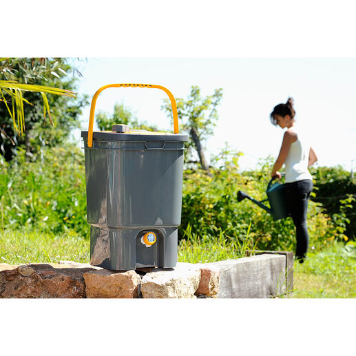 Appareil à préparation d’engrais liquide BioMix Des déchets verts en provenance de votre jardin, de l’eau et un BioMix génial : c’est tout ce dont vous avez besoin !