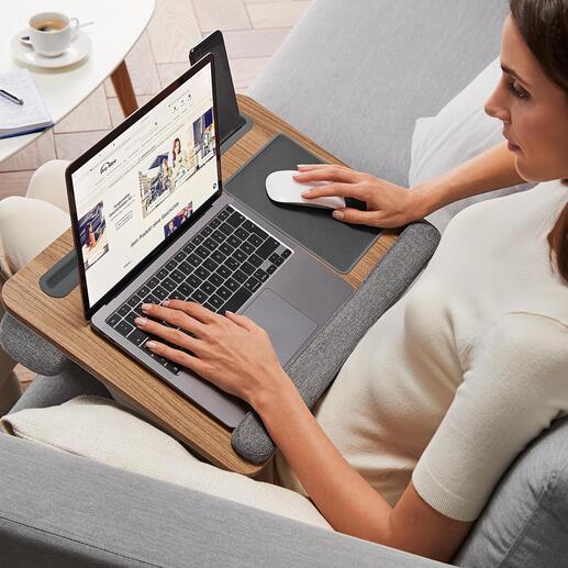 Coussin de lecture/à ordinateur portable Dans le lit, sur le canapé … votre bureau mobile offre un travail confortable sur votre ordinateur portable.