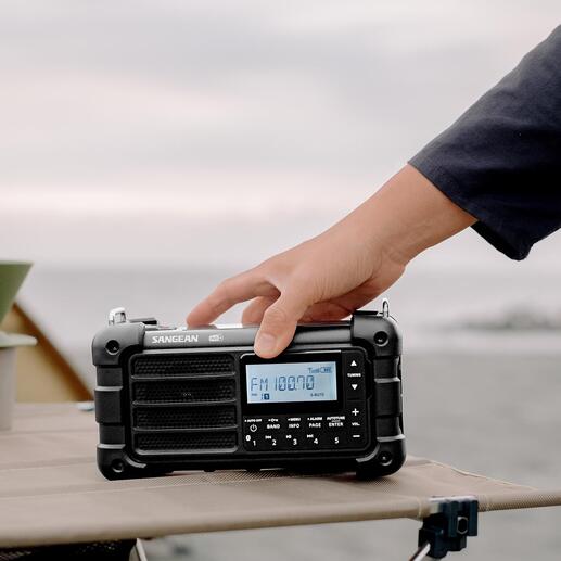 Radio de survie numérique   Pour les cas d’urgence. Et au quotidien : l’une des radios de survie les plus fonctionnelles du marché.