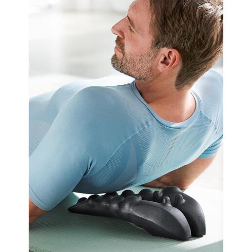 Accessoire de pression des vertèbres ActiSpine Design unique en forme de colonne vertébrale pour un massage doux mais efficace des points d’acupression.