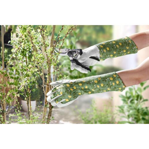 Gants de jardin pour femmes, taille universelle Une rareté : les gants de jardinage parfaitement ajustés, protecteurs et surtout jolis.