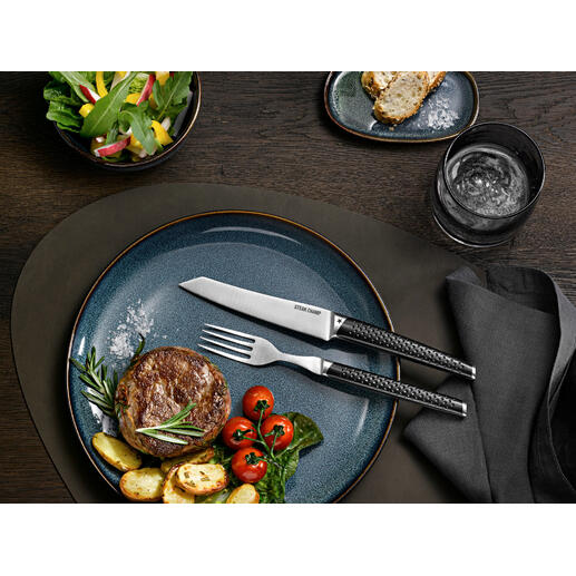 Couverts à steak Prime Rib, lot de 2 pièces Design élégant, coupe précise : les couverts à steak de qualité gastronomique professionnelle. À un très bon prix.