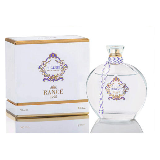 Eau de Parfum Eugénie par Rancé, 50 ml Le Parfum de mariage de l’Impératrice : un parfum rare avec une histoire. Par Rancé, depuis 1795.