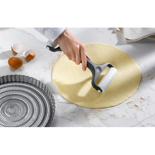 Possibilité d’étaler à plat avec le rouleau de 10,5 cm de large...