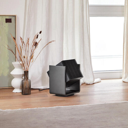 ALEX 2-en-1 appareil de chauffage et ventilateur dans un intérieur moderne.