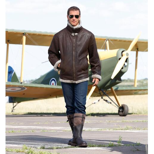 Blouson d’aviateur en fourrure d’agneau « B3 » Blouson d’aviateur en fourrure d’agneau « B3 »