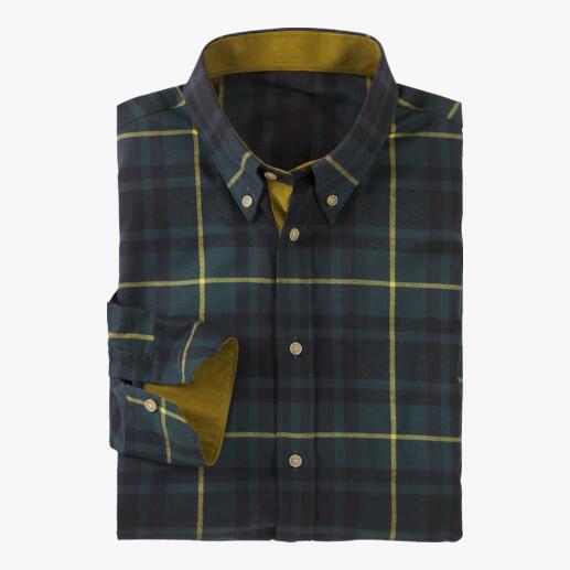 Chemise tartan Ingram Chic, même avec des vestons élégants. Des couleurs classiques. Un tissu noble. Des détails soignés.