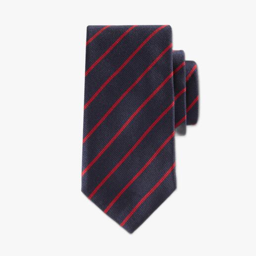 Cravate en soie « Regimental Stripes » Ascot Toujours le motif cravate des vrais gentlemen : le classique britannique « Regimental Stripes ».