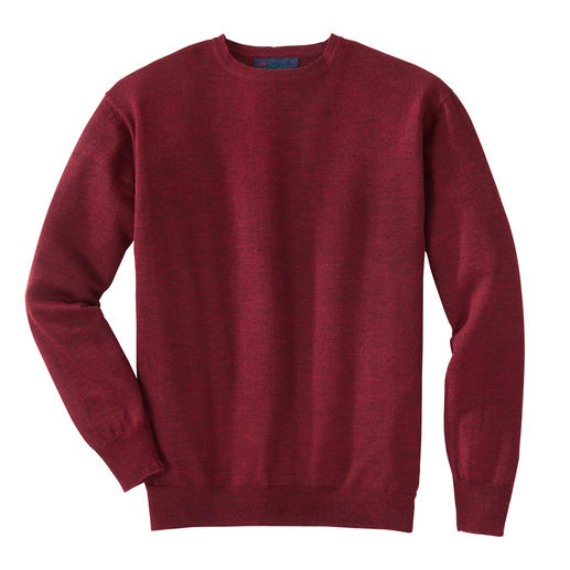 Le pull de voyage en alpaga, en col rond ou en col V En laine de bébé alpaga, ce pull sera votre compagnon indispensable en voyage.