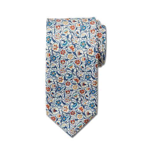 Cravate Liberty™ Ascot Original Liberty™ : des motifs floraux mondialement connus depuis 1875. Fait main en Allemagne. Par Ascot.