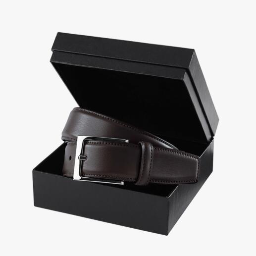 Ceinture en cuir de veau italien pour homme Aussi précieuse que la ceinture la plus luxueuse. (Pourtant agréablement abordable).