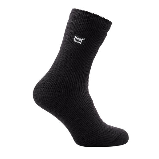 Chaussettes thermiques Heat Holders® en noir, debout