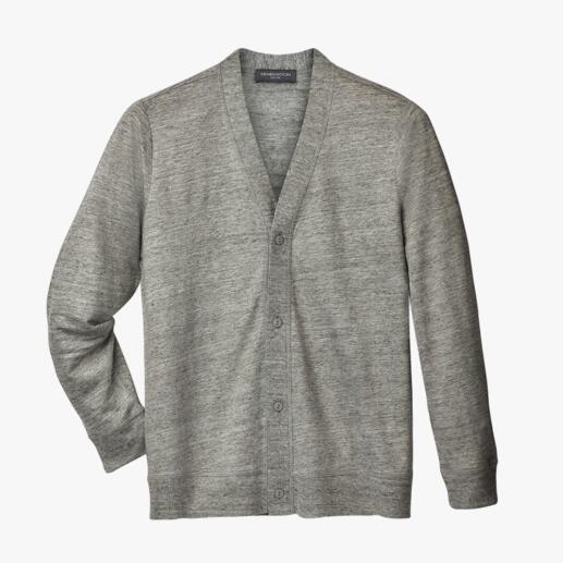 Cardigan en lin chiné Tricot fin et non pas grossier : le cardigan élégant parmi les cardigans en lin.